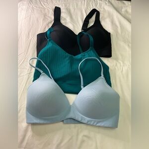 Set of 3 Bras 2 large & 1 36C